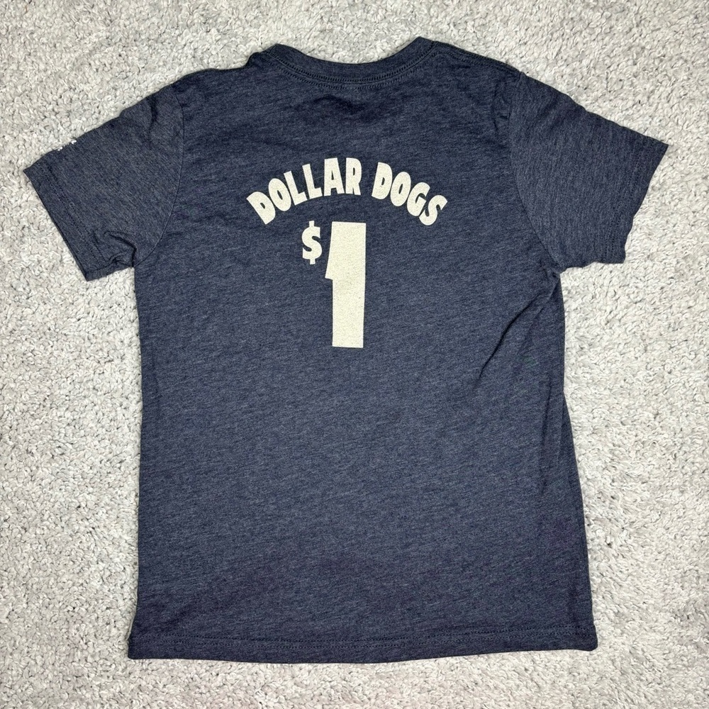 Cleveland Clothing Co Shirt Boys Large Hotdogs $1 Dollar Dogs Casual Tee Light - Picture 4 of 4